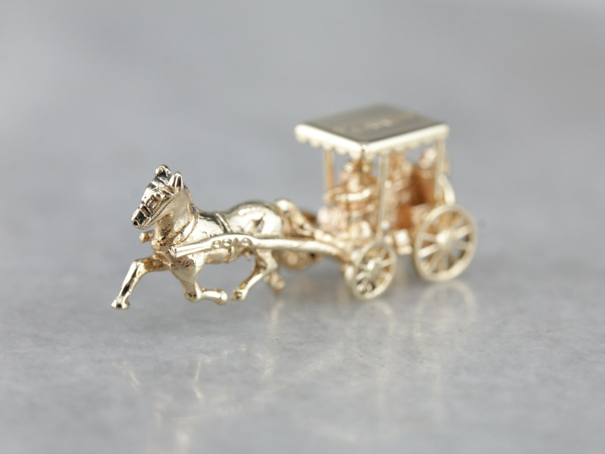 Horse and Carriage Bermuda Keepsake Charm