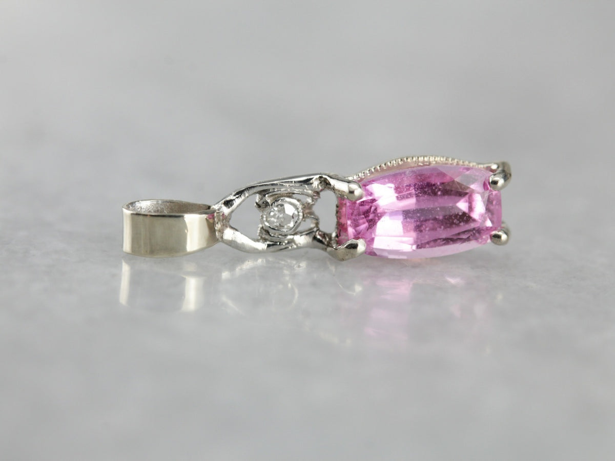 Petite Pink Sapphire Pendant