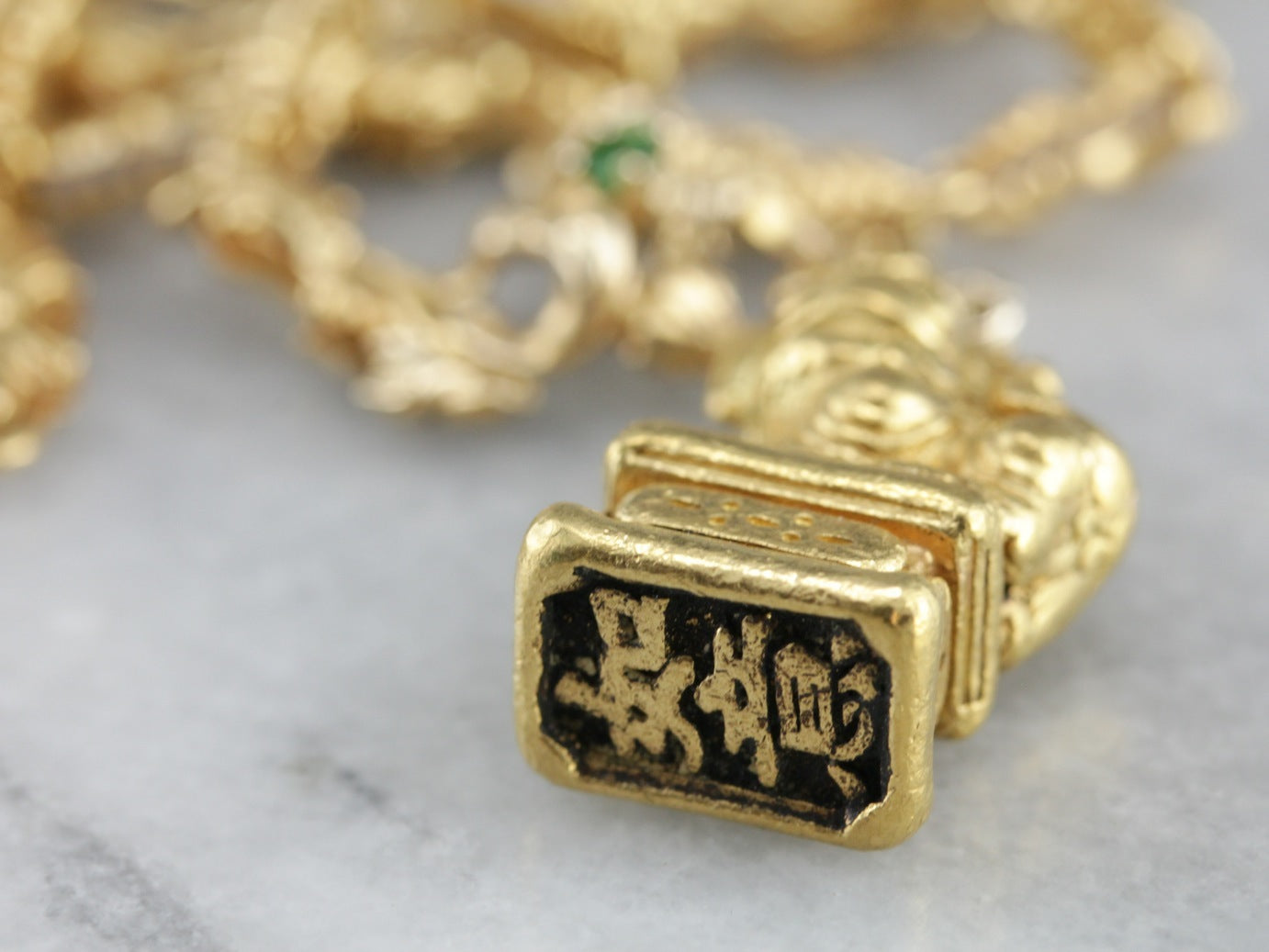 Foo dog necklace store