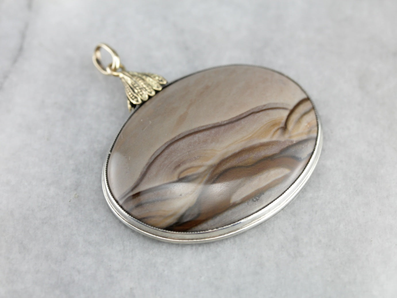 Biggs Picture Jasper Pendant