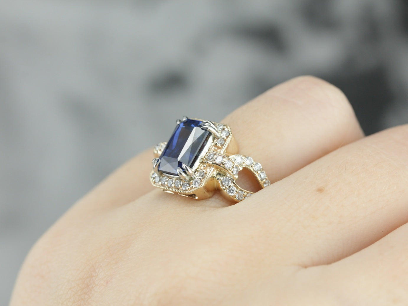 Modern cocktail rings hotsell