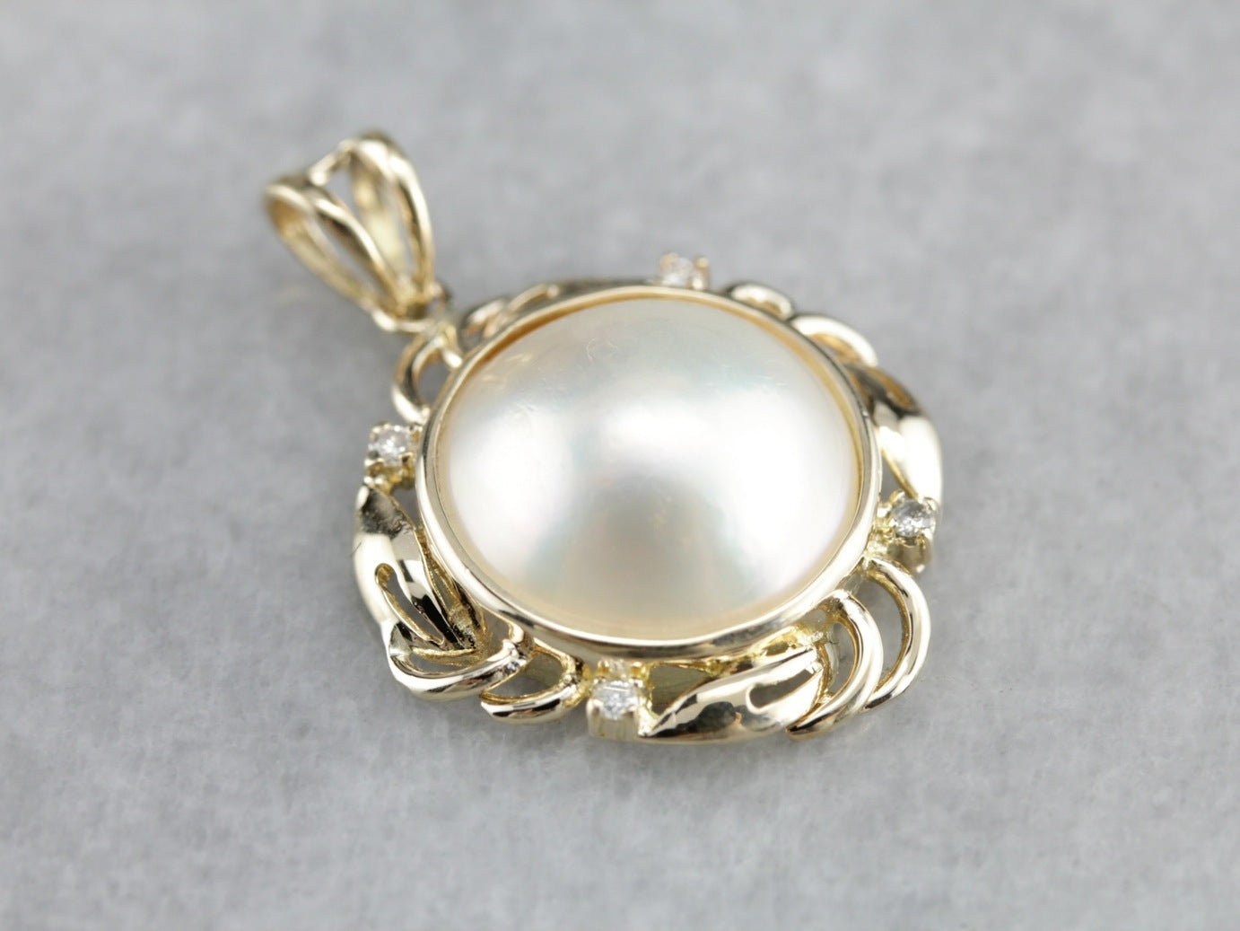 Mabe pearl pendant clearance