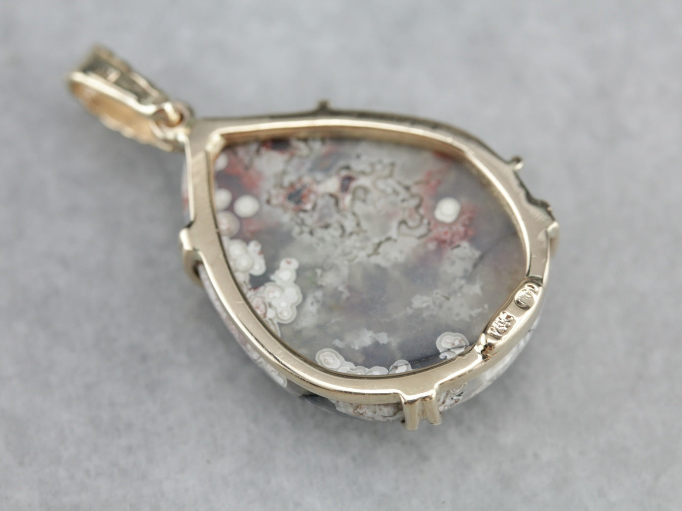 Crazy Lace Agate Pendant