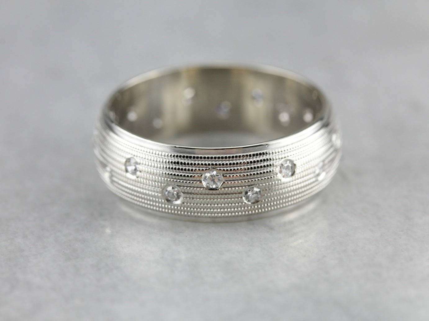 Unisex Diamond Etoile Band