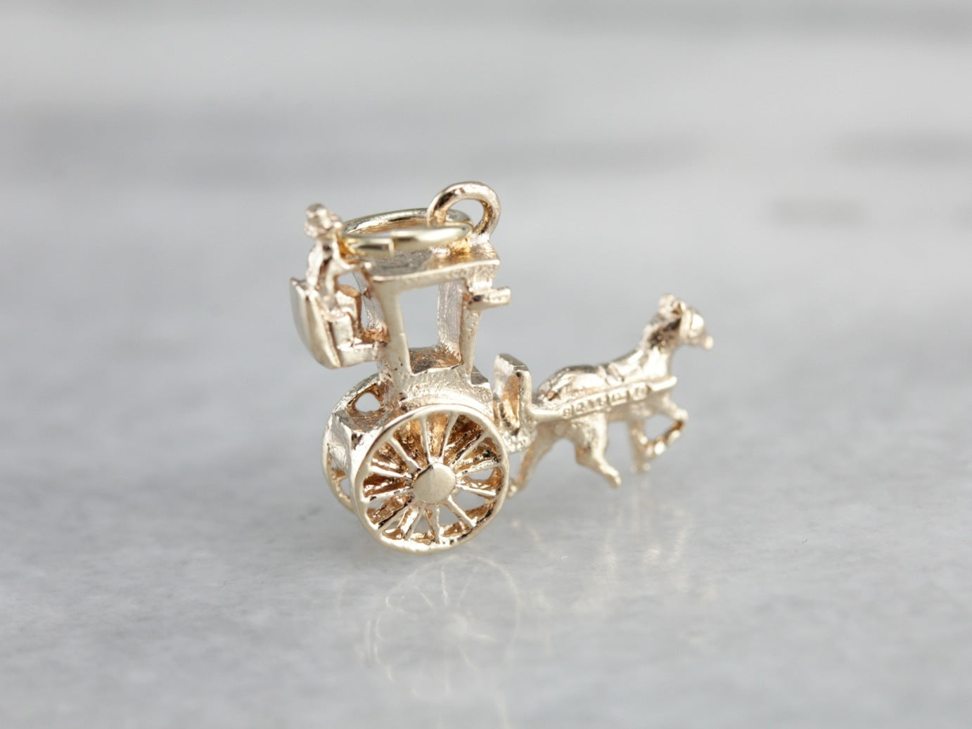 Horse Drawn Carriage Charm