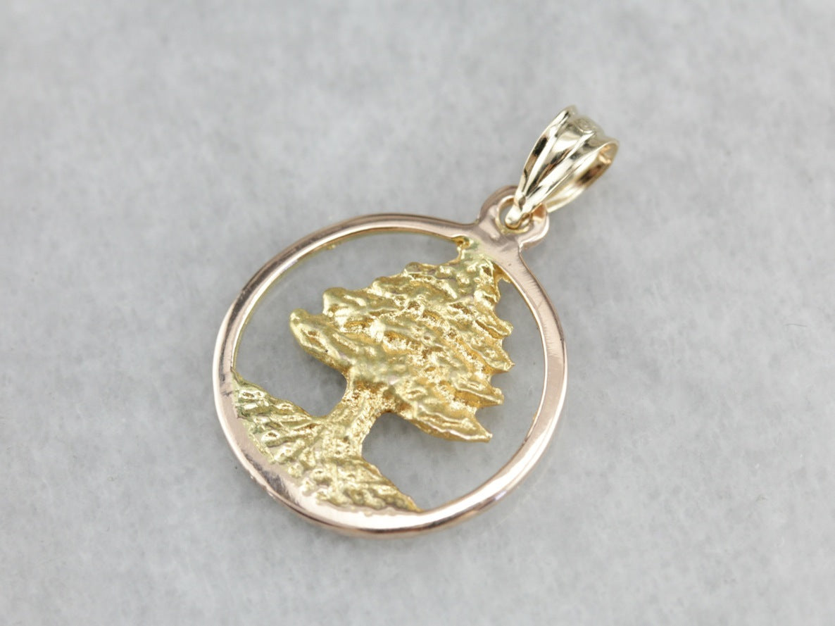 Tree of Life Gold Pendant