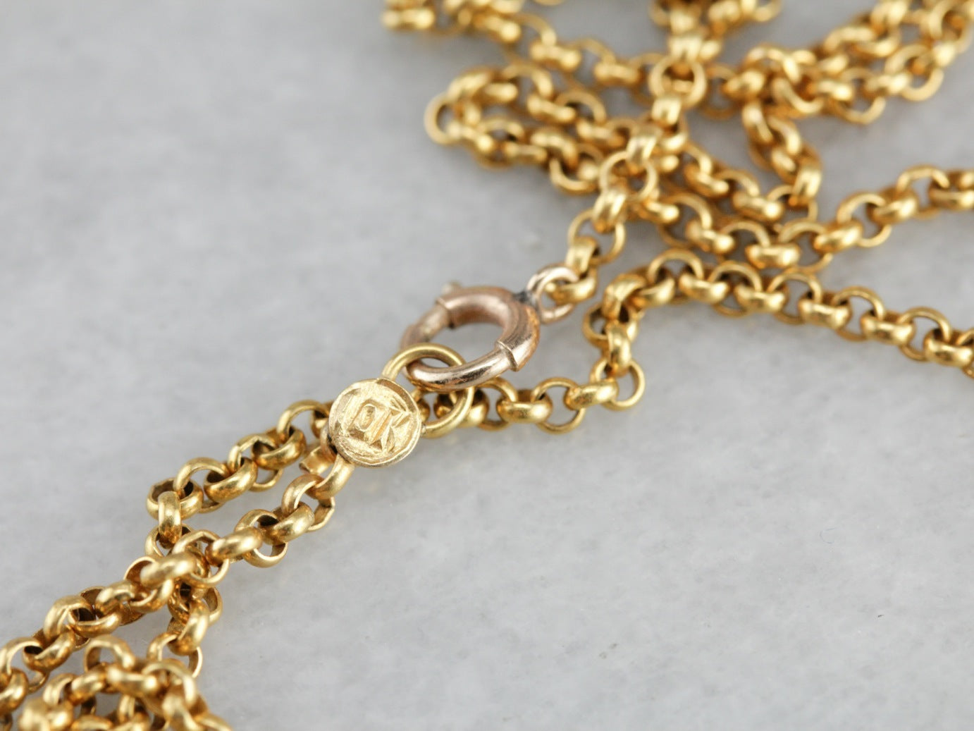 Yellow Gold Rolo Chain