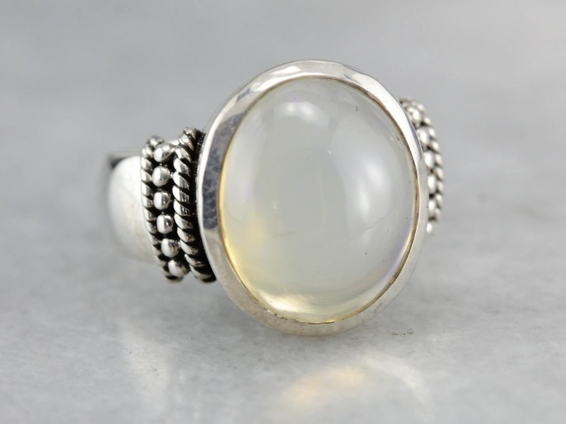 Sterling Silver Opal Ring