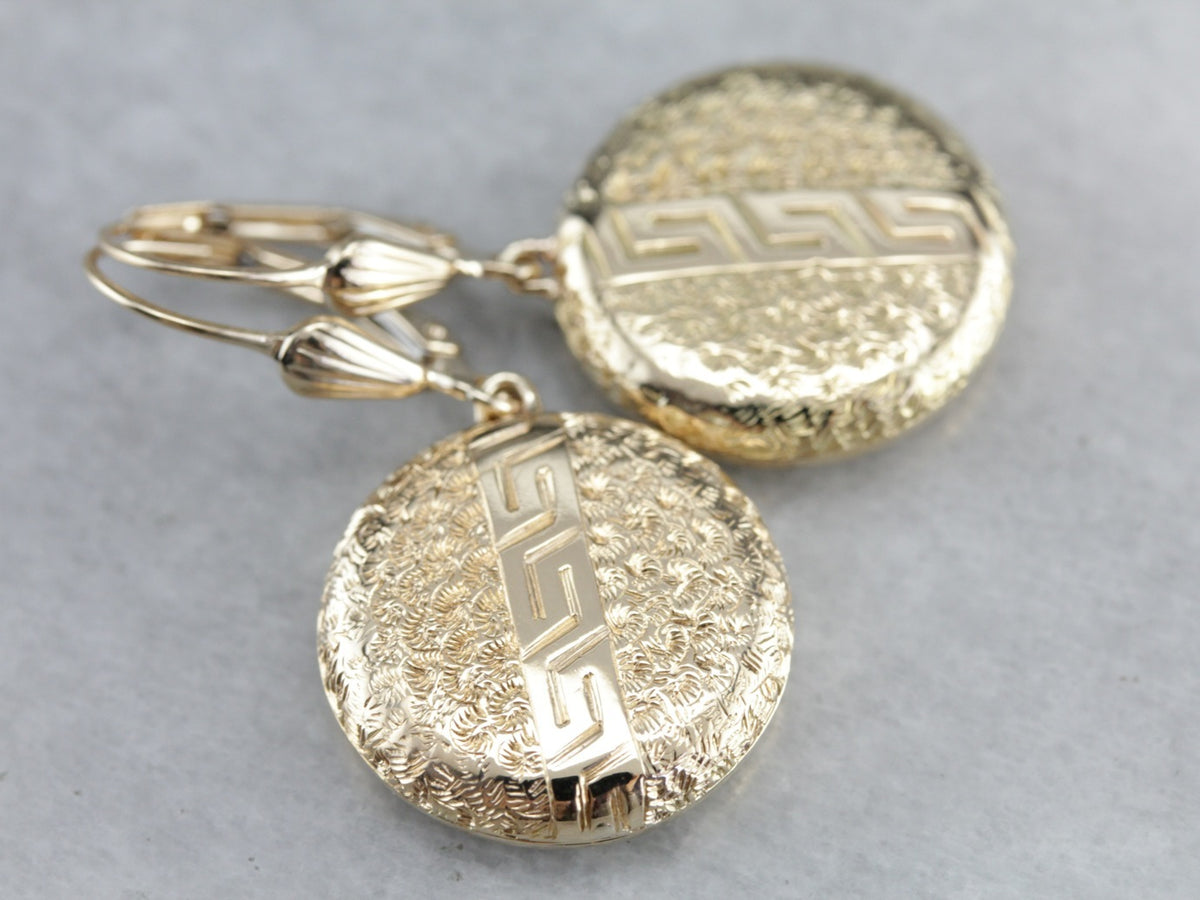 Retrofitted Cufflink Earrings