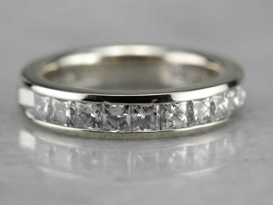 White Gold Diamond Band