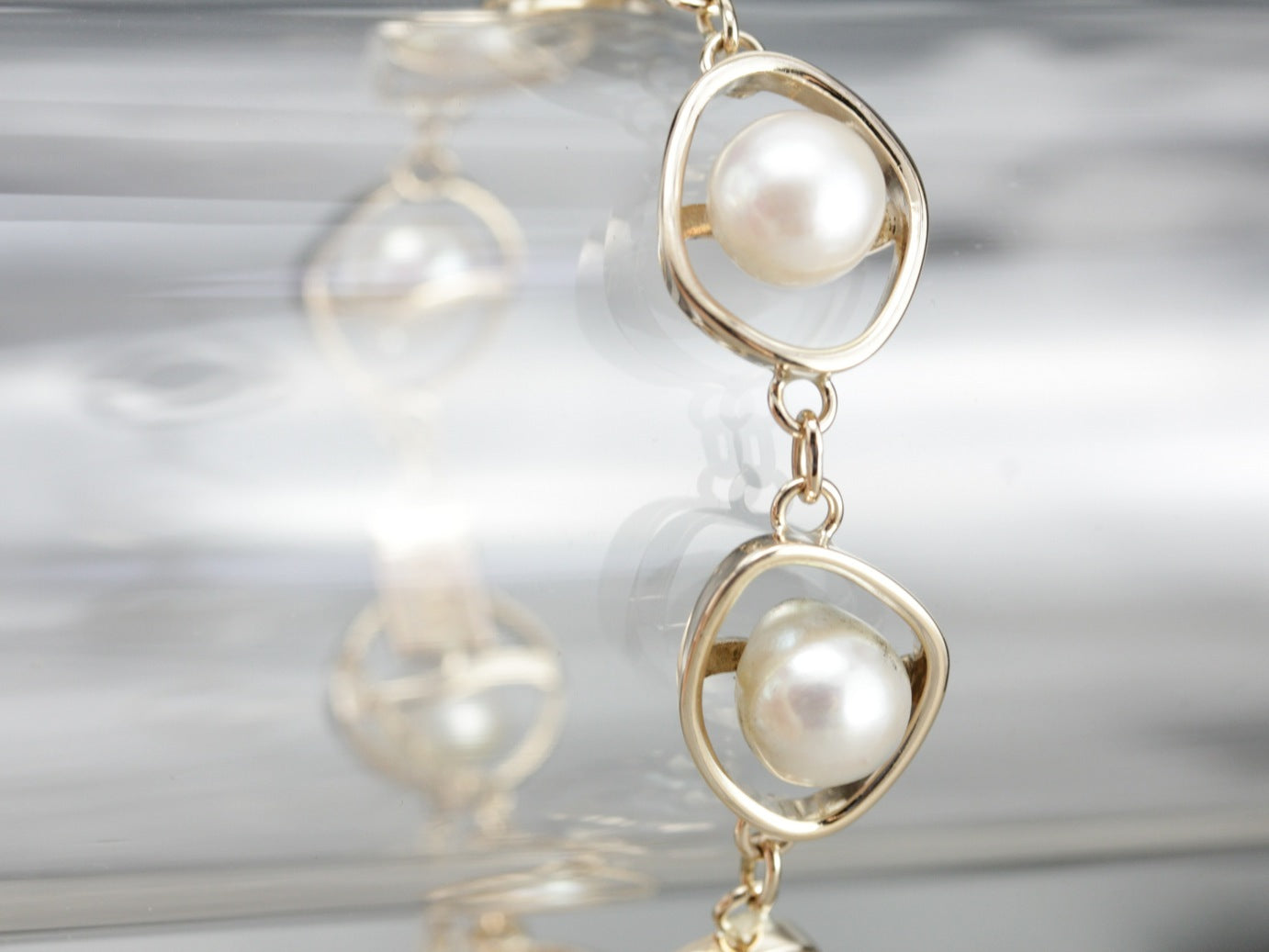 Vintage Baroque Pearl Bracelet