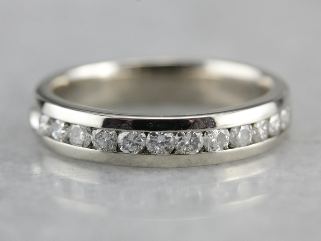 White Gold Diamond Band