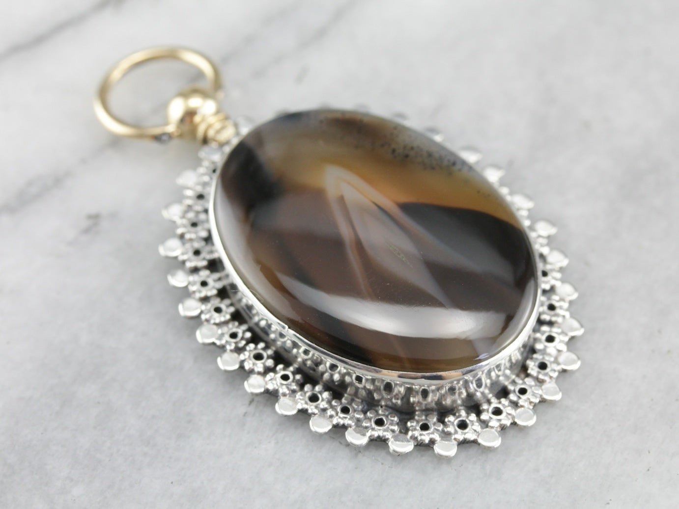 Agate Statement Pendant