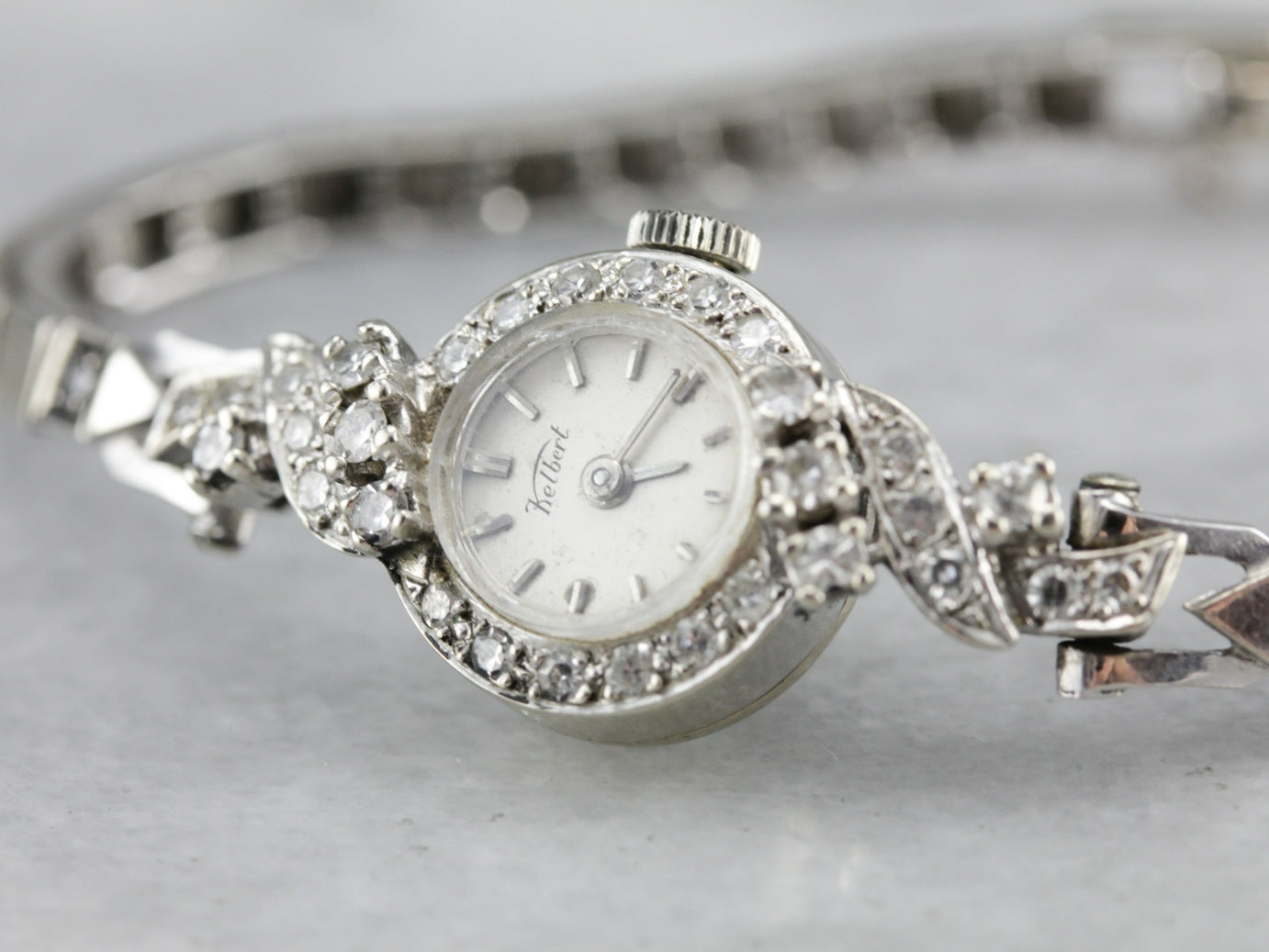 Ladies Diamond Kelbert Wrist Watch