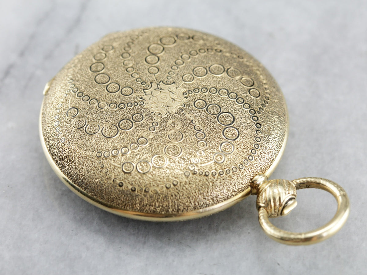 Rare Antique Charles E Jacot Pocket Watch