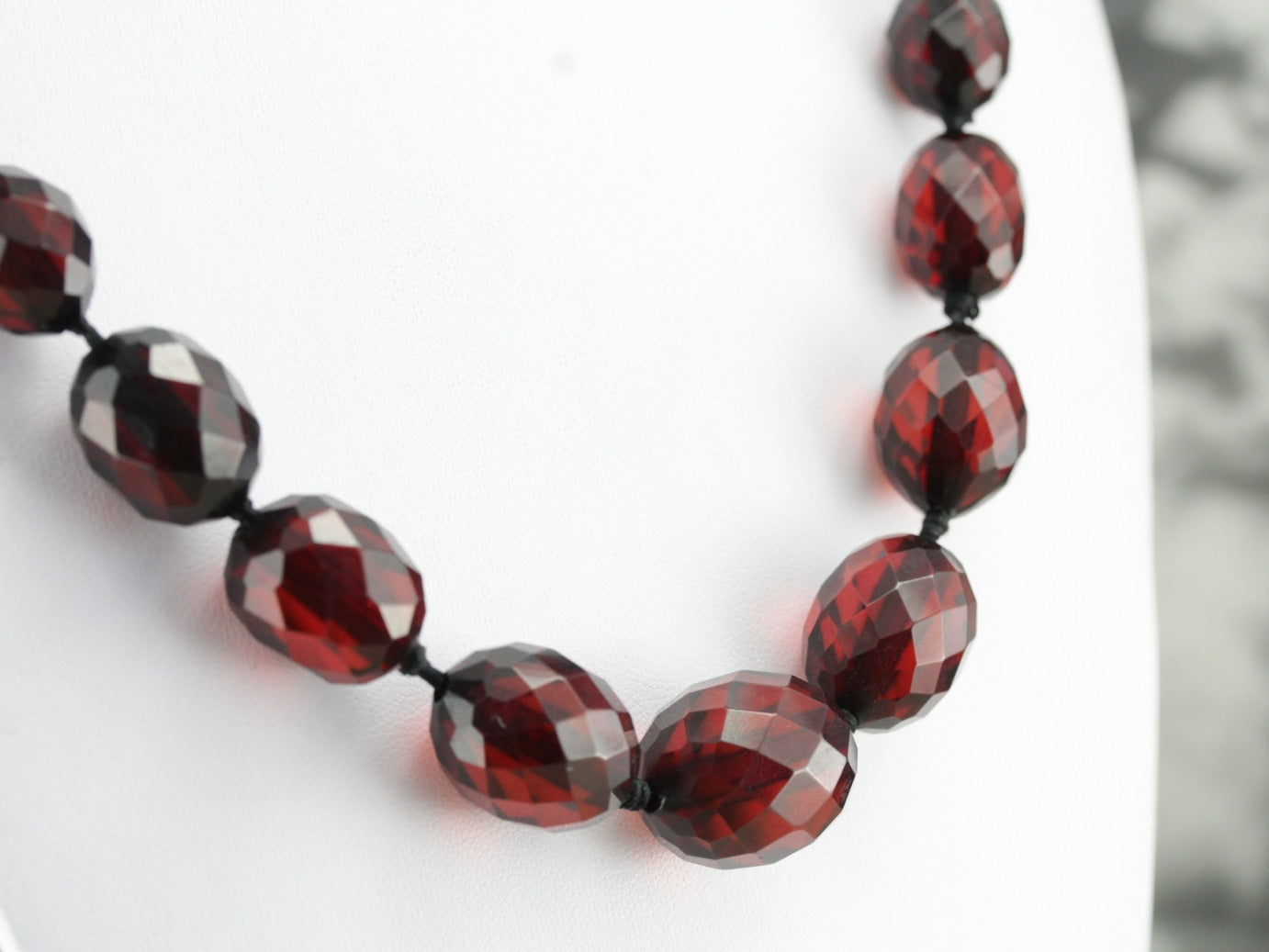 Cherry bakelite necklace deals