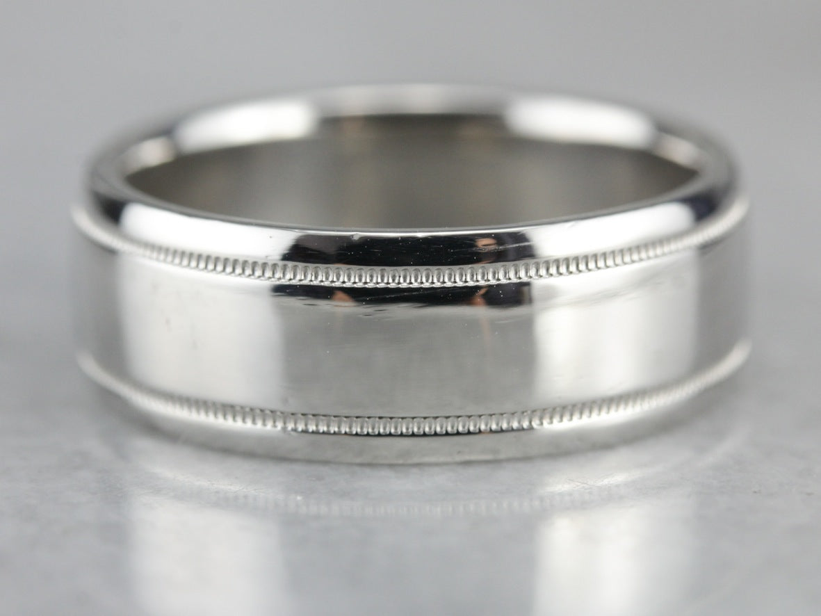 Men's Platinum Wedding Band