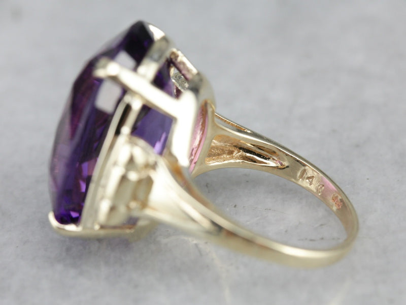 Vintage Amethyst Cocktail Ring