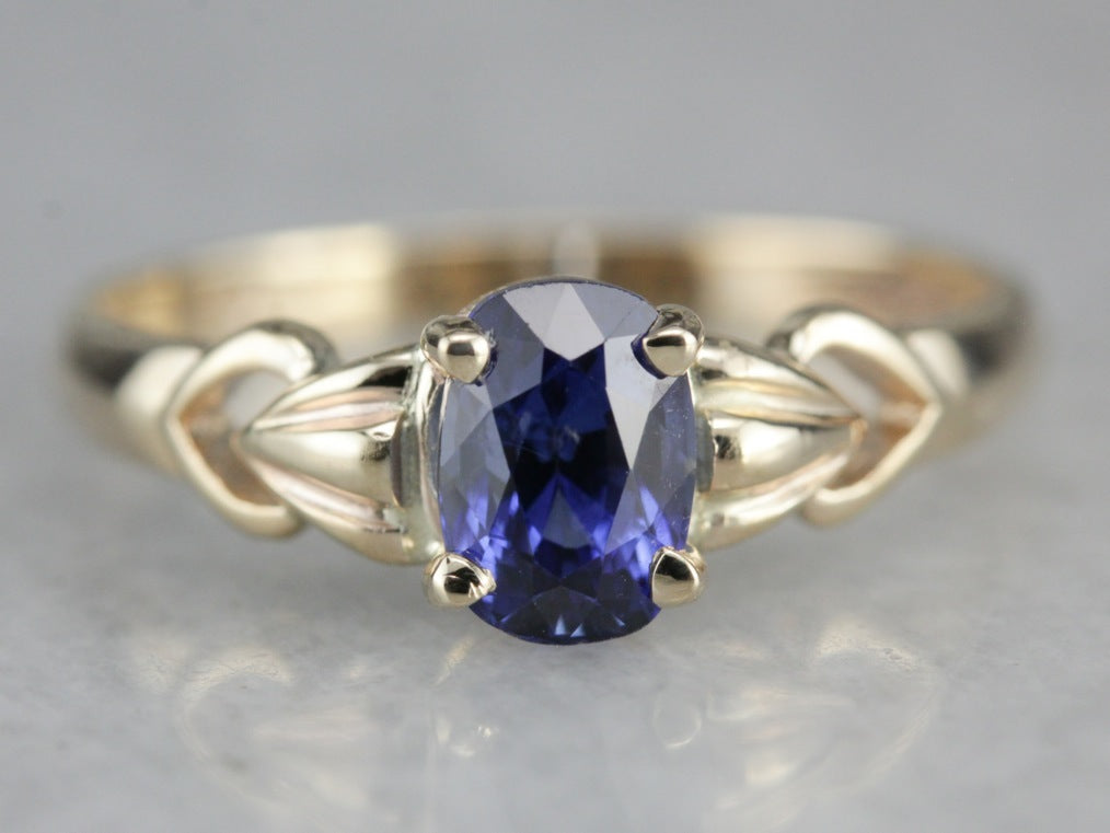 Vintage Sapphire Engagement Ring (setting only)