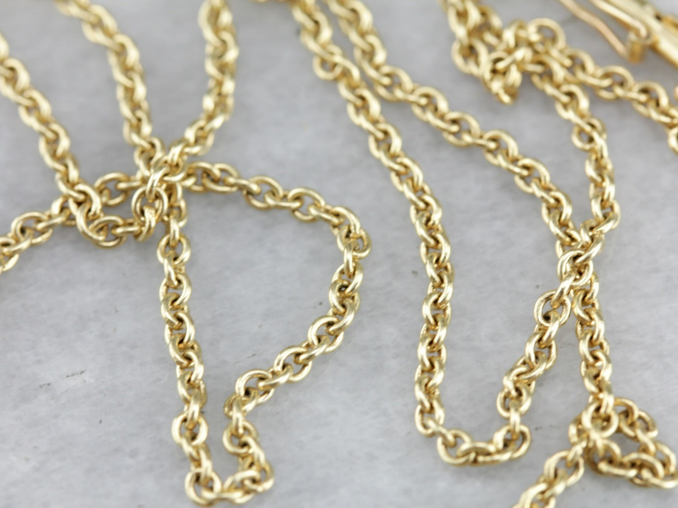 Vintage Round Rolo Link Chain