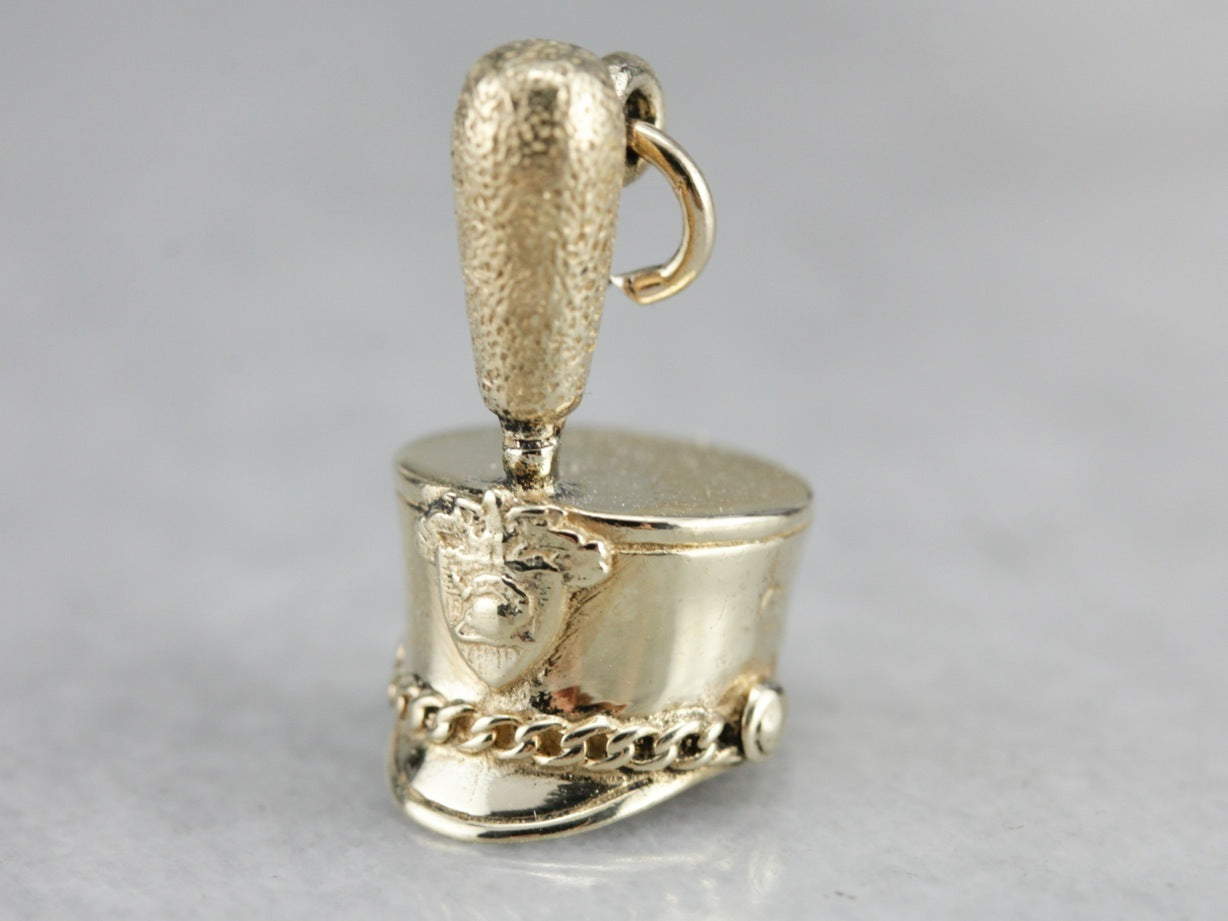 Vintage Shako Hat Charm Pendant