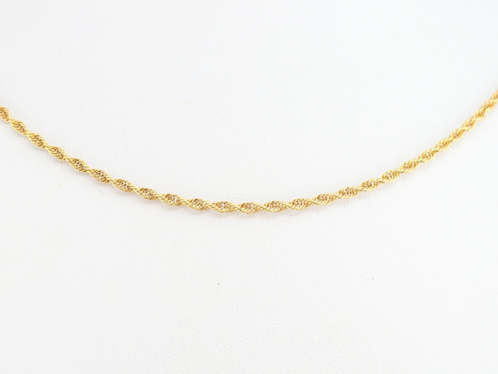 Antique Rope Chain in Yellow Gold