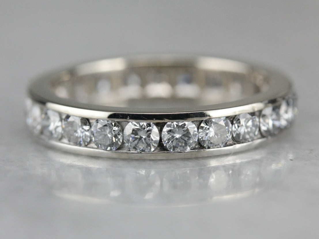 White Gold Diamond Eternity Band