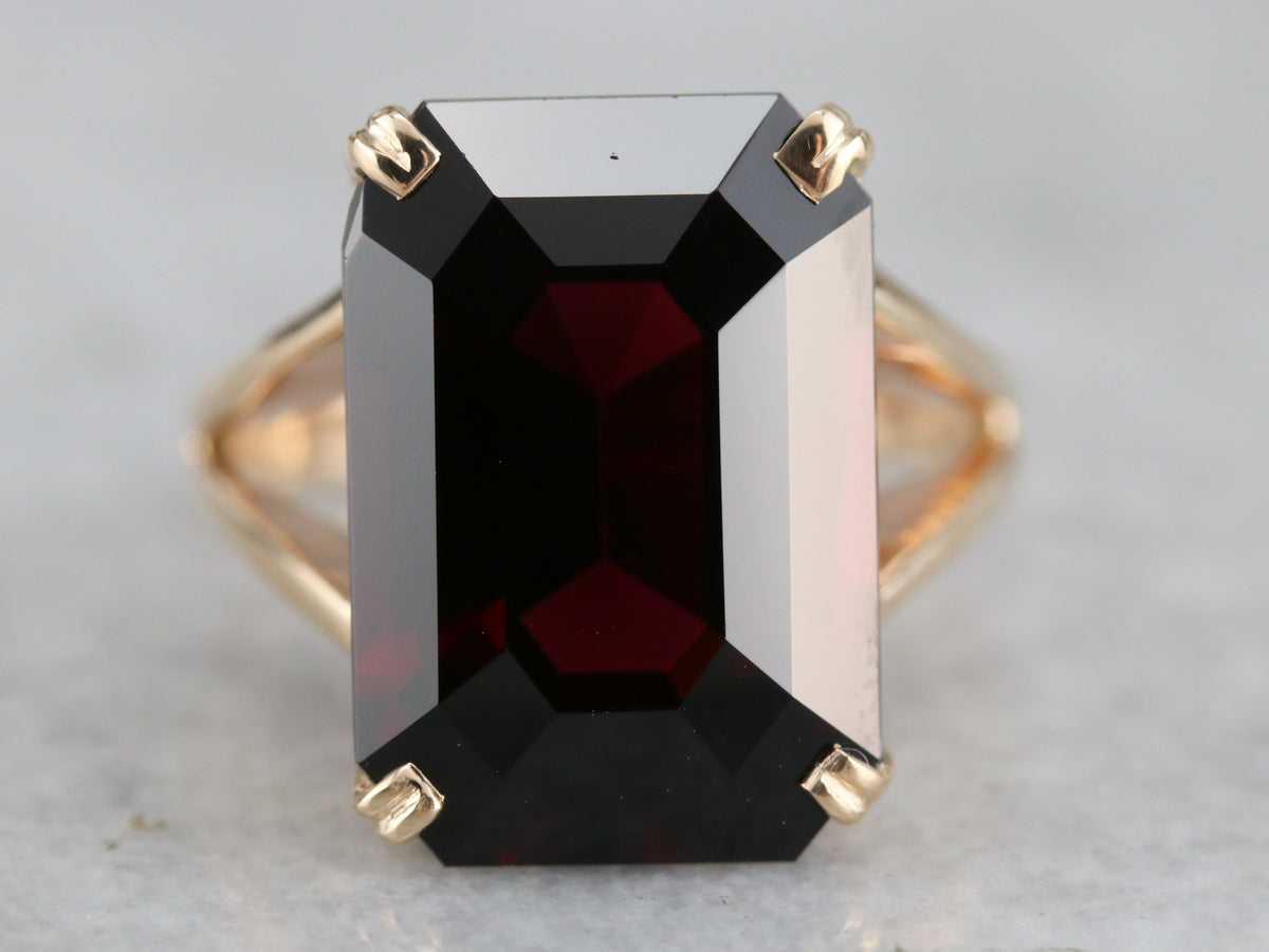 Vintage Pyrope Garnet Statement Ring