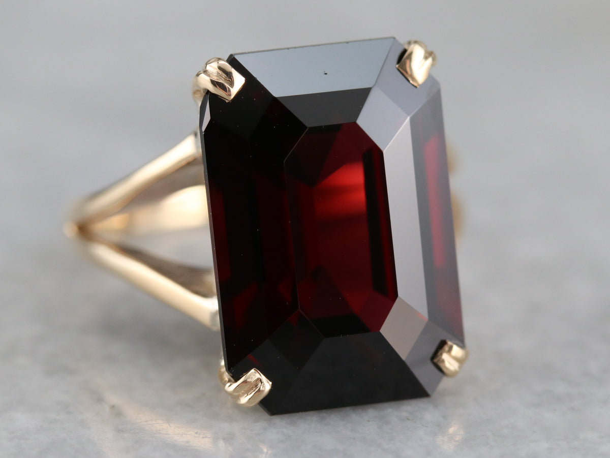 Vintage Pyrope Garnet Statement Ring