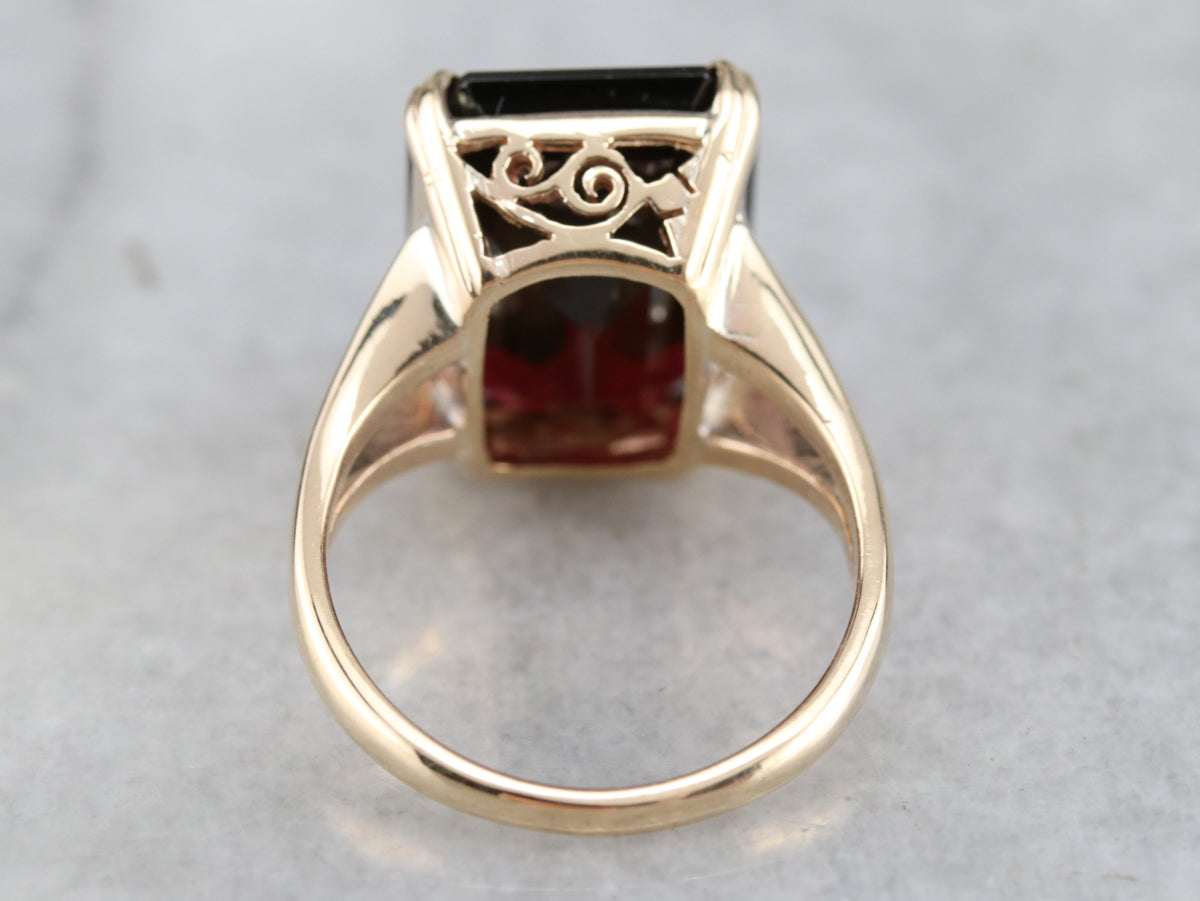 Vintage Pyrope Garnet Statement Ring