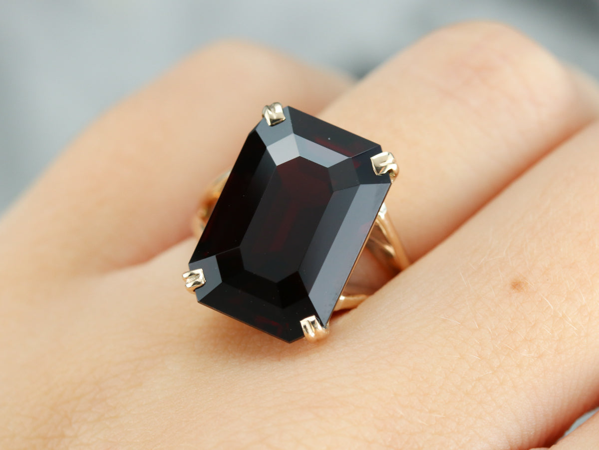 Vintage Pyrope Garnet Statement Ring