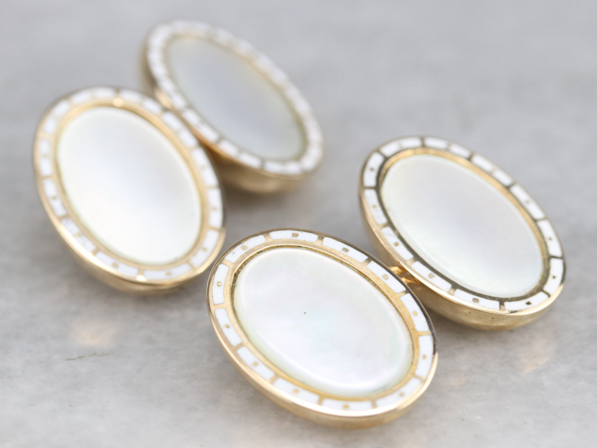 Vintage Mother of Pearl Cufflinks