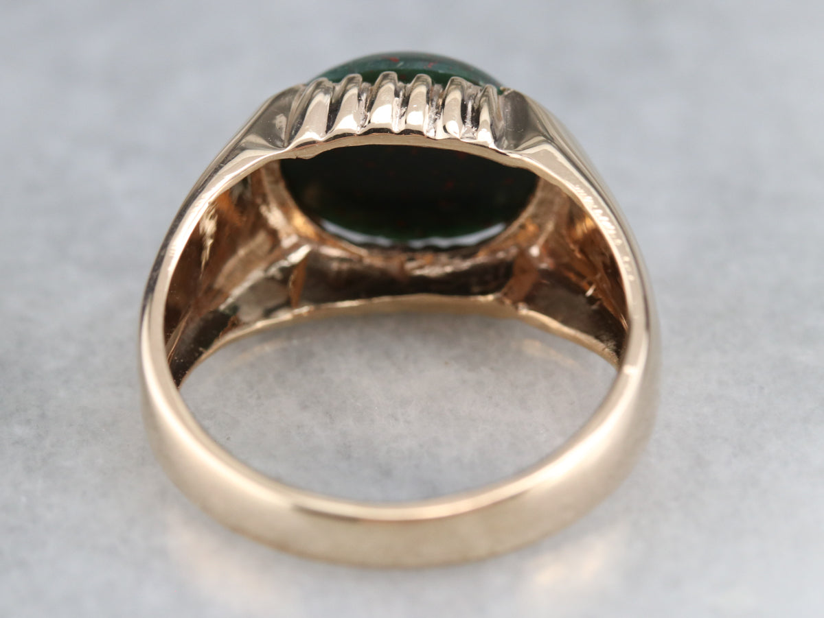 Antique bloodstone ring online