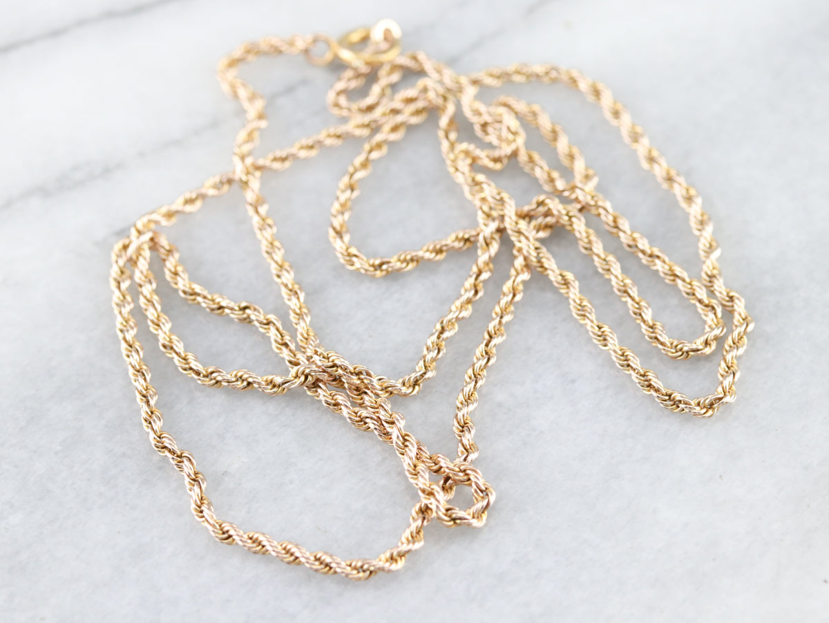 Vintage Rope Twist Chain