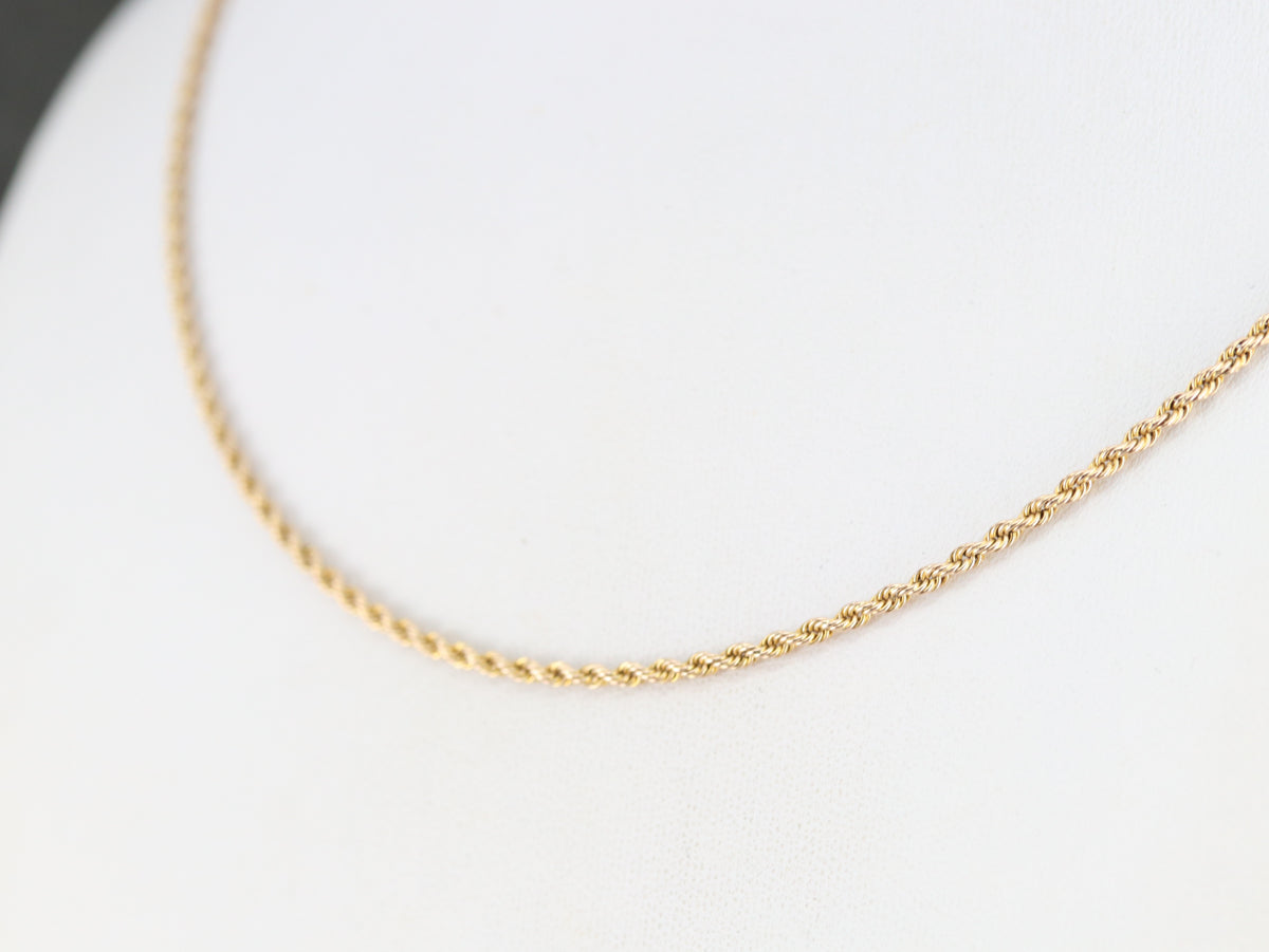 Vintage Rope Twist Chain