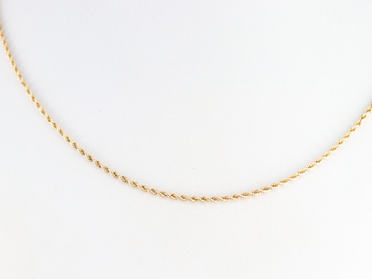 Vintage Rope Twist Chain