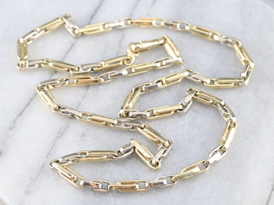 Made in Italy Men's Square Link Chain Necklace in 14K Gold - 22|Zales  Outlet