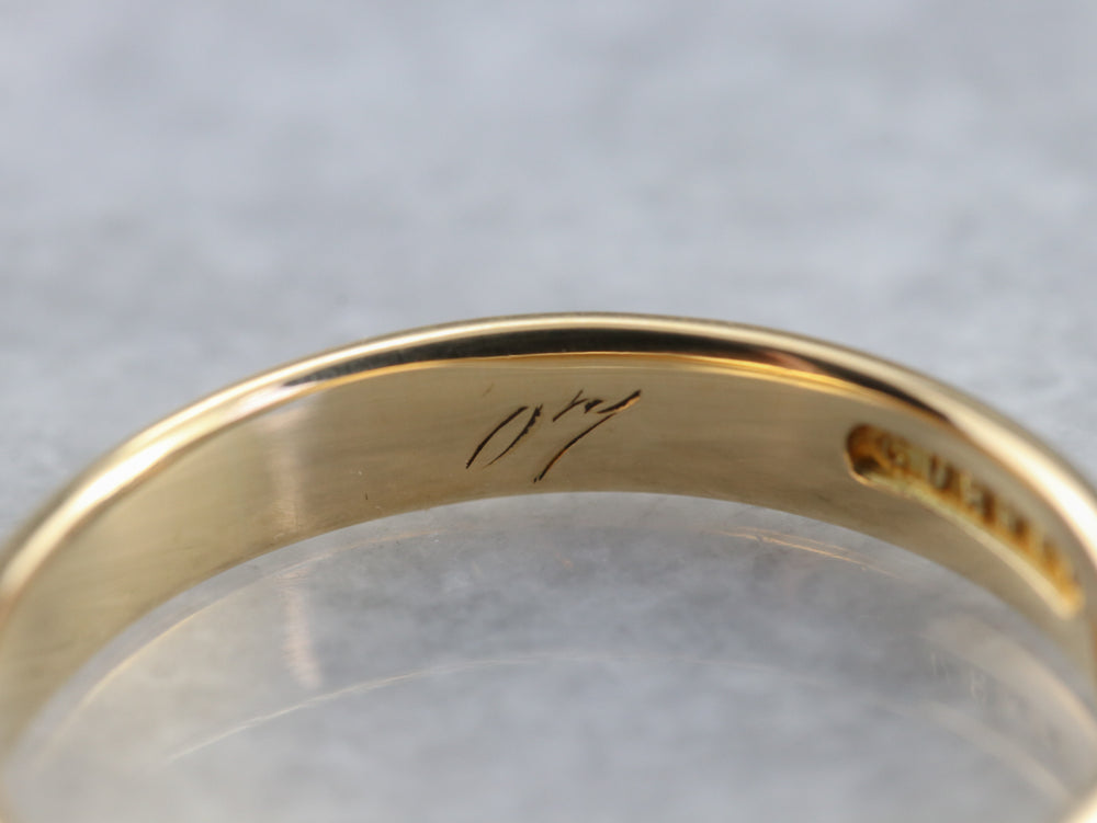 Antique Gold Wedding Band - Market Square Jewelers