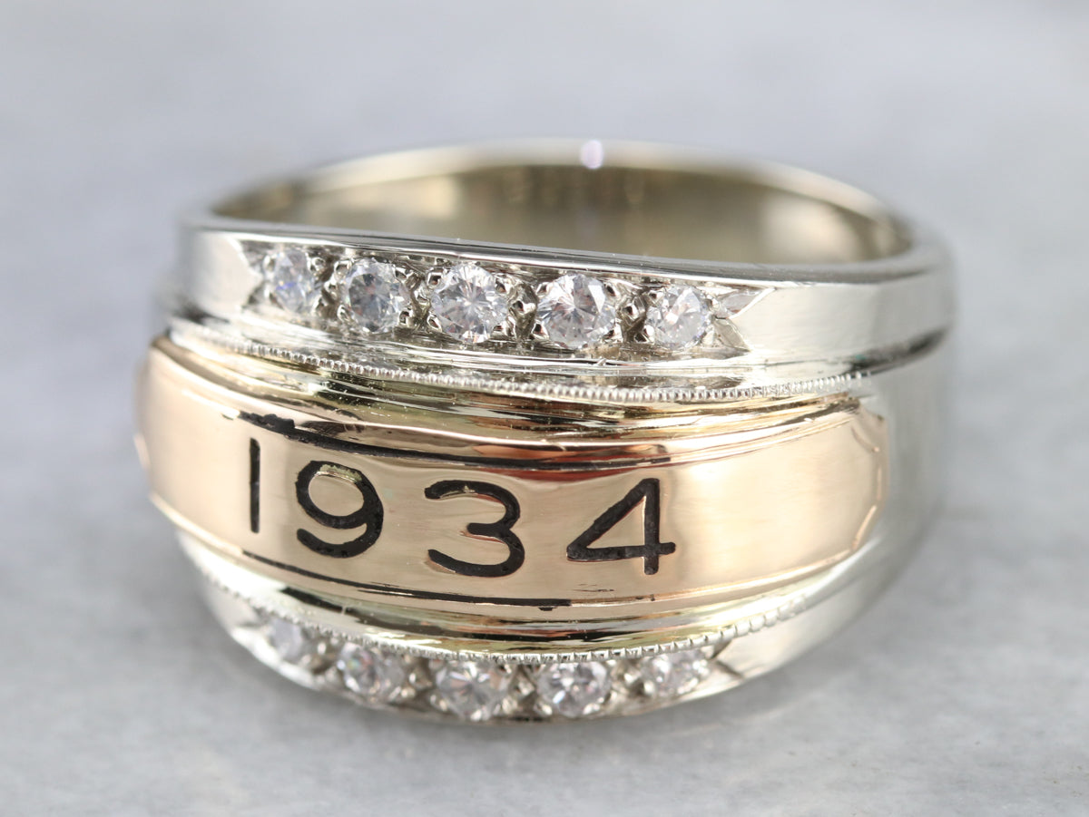 1934 Diamond Statement Ring