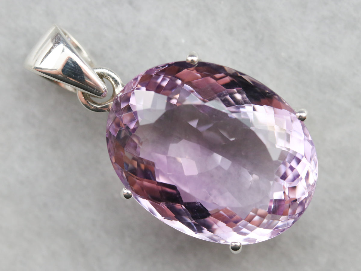 Sterling Silver Amethyst Pendant