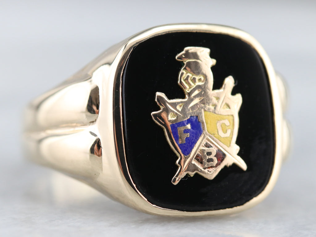 Antique knights of columbus rings online