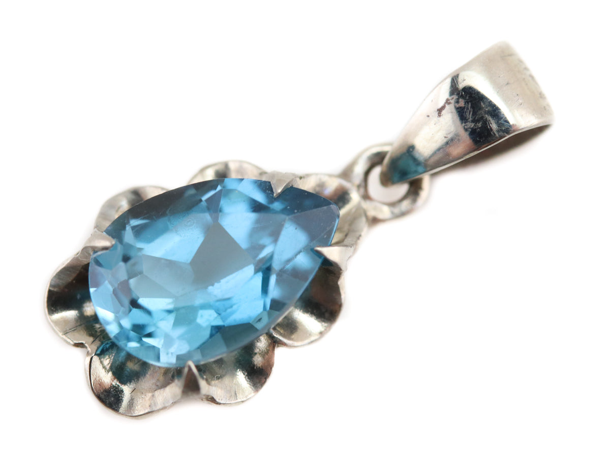 Blue Topaz Azealia Pendant