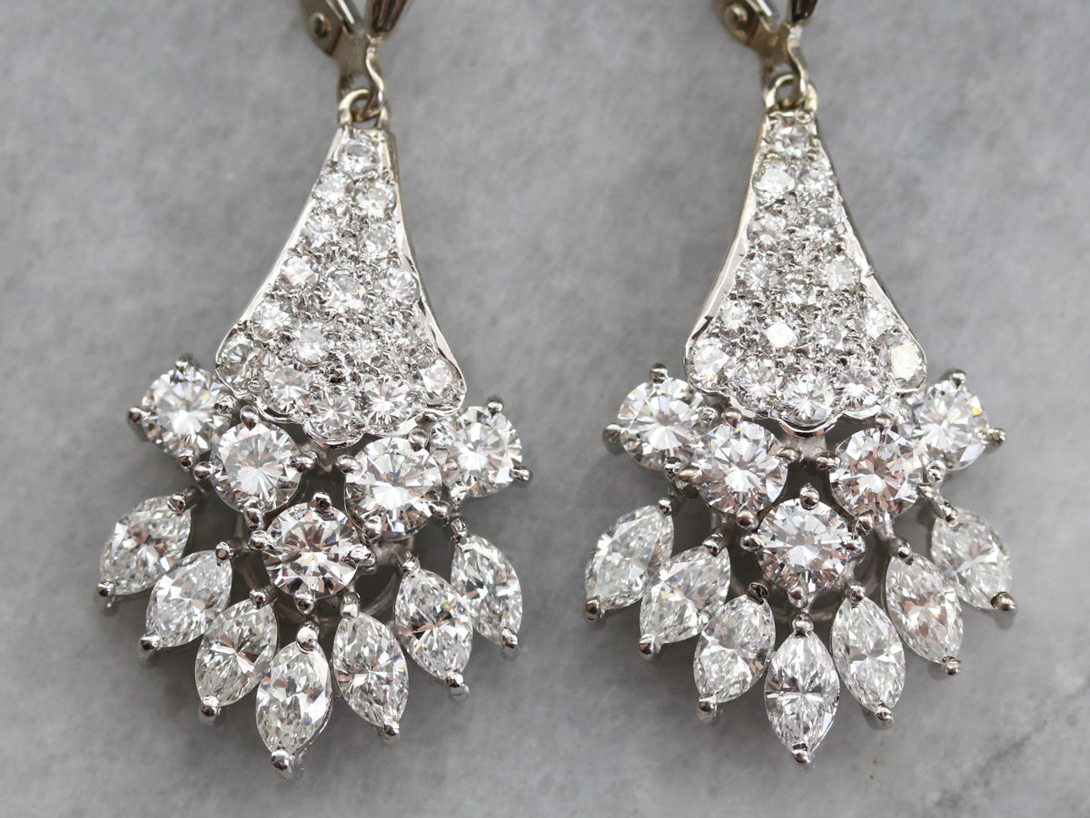 Modern diamond earrings online