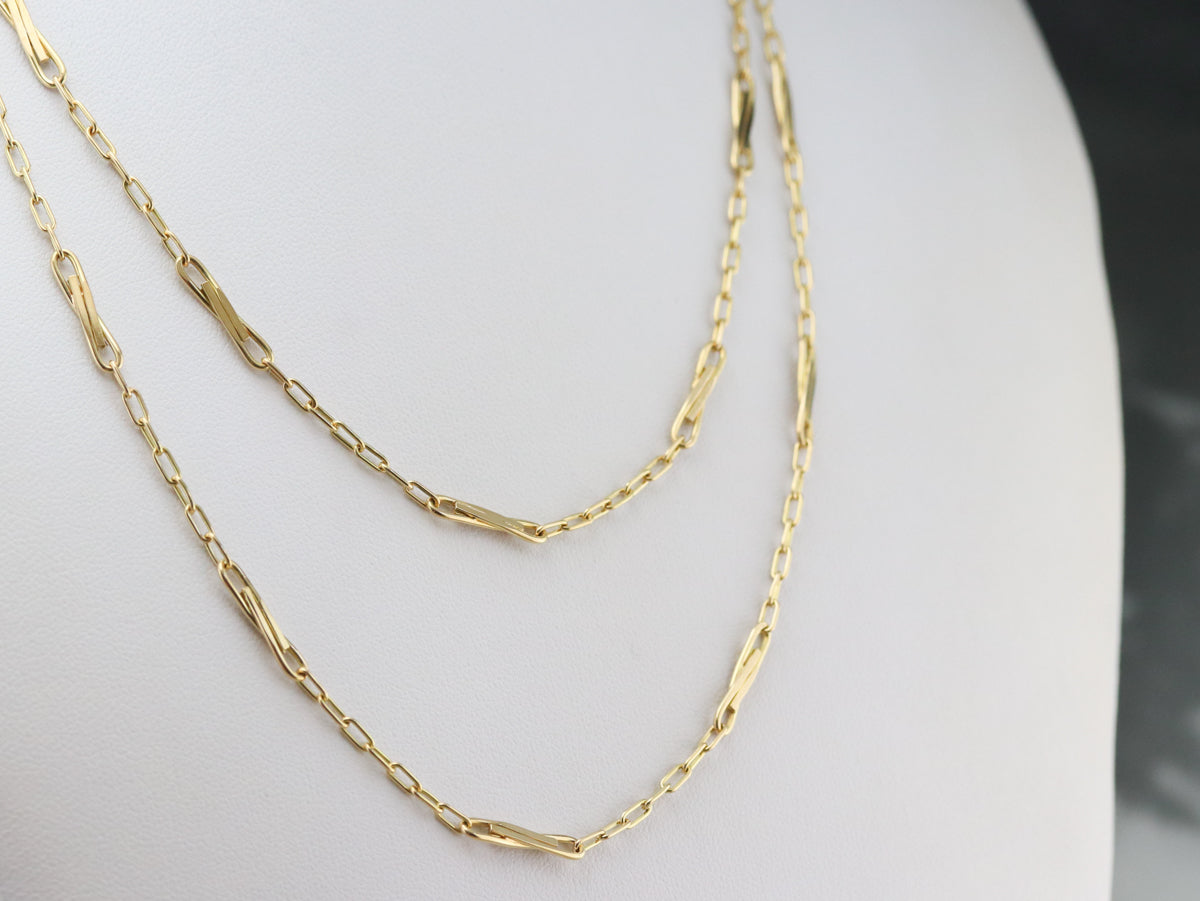 Italian Gold Decorative Chain