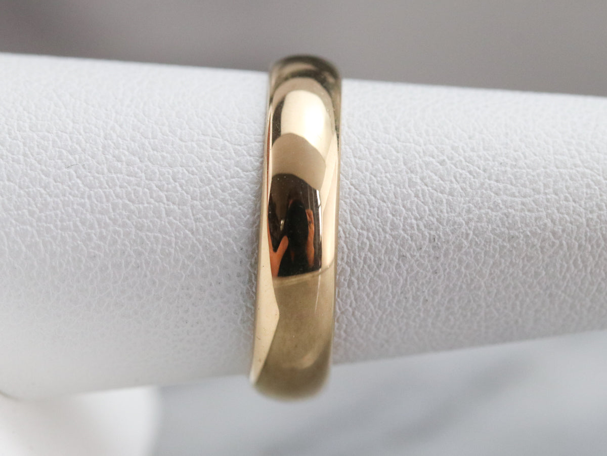 Unisex High Karat Gold Band