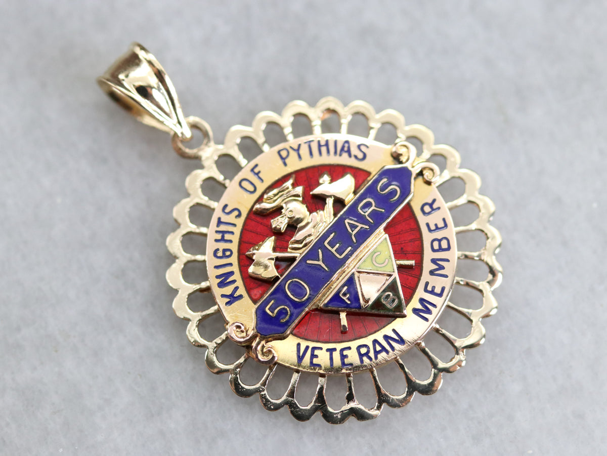 Knights of the Pythias and Bullion Medallion