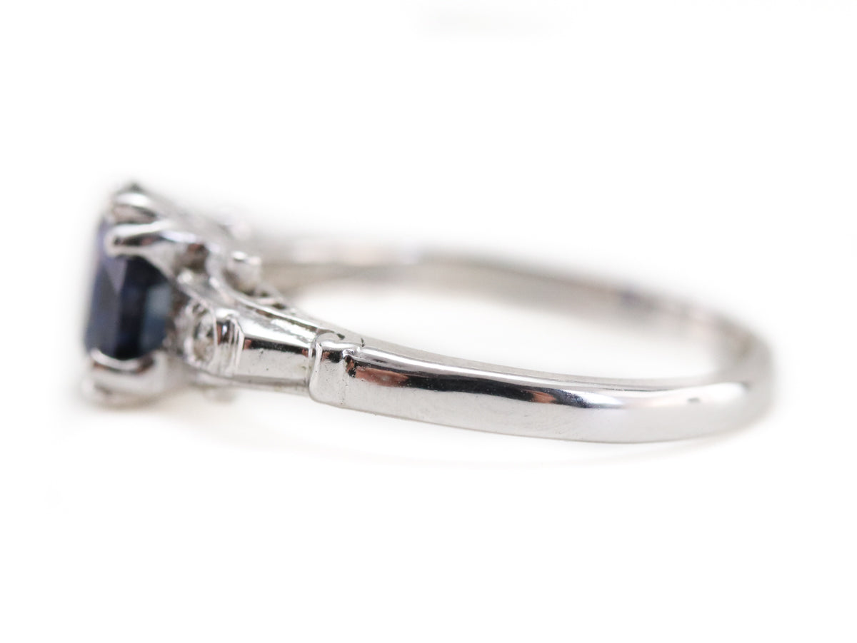 The Hathaway Sapphire and Diamond Ring by Elizabeth Henry