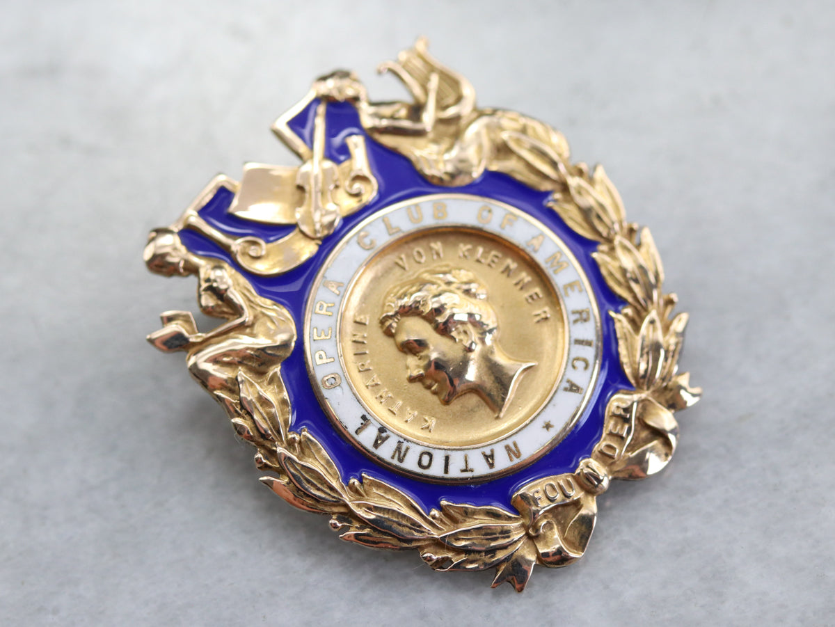 National Opera Club of America Brooch