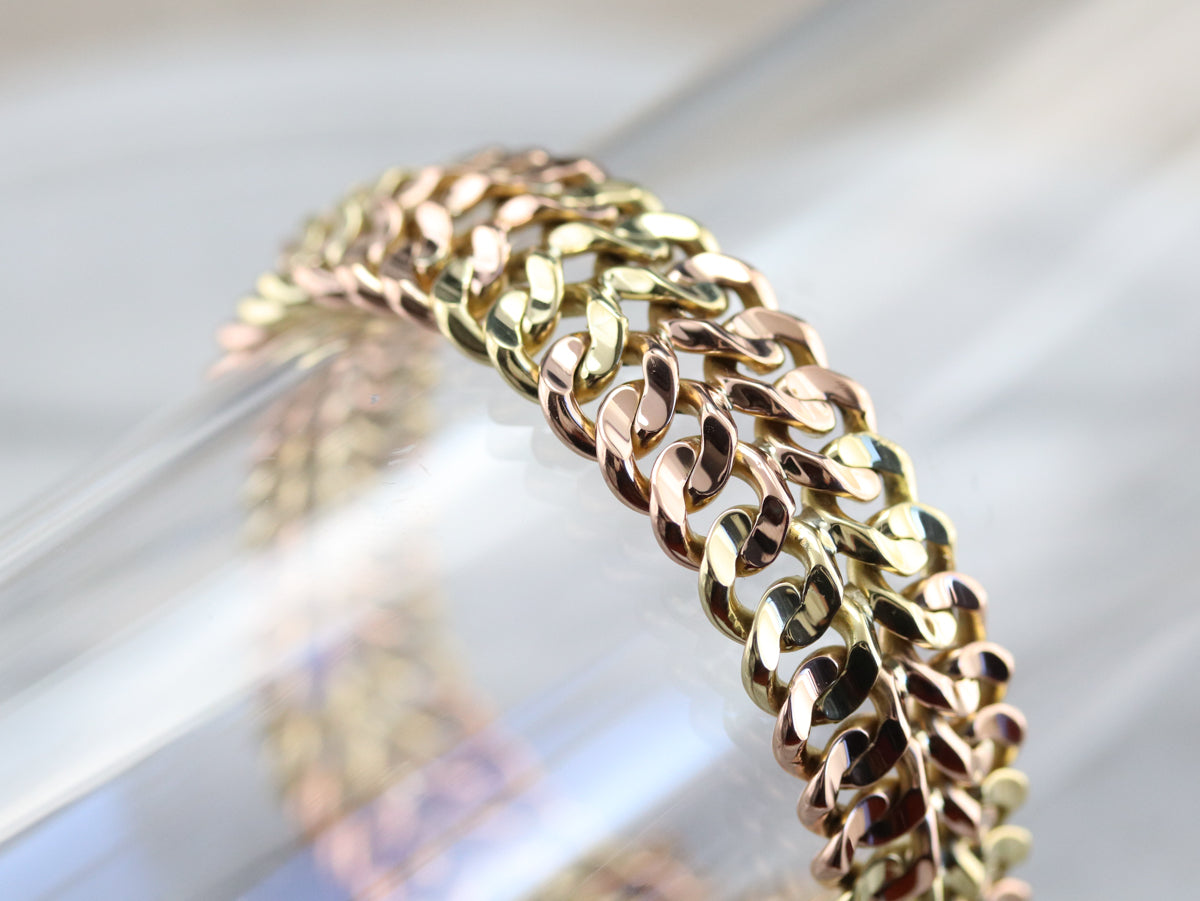 High Karat Gold Chain Link Bracelet