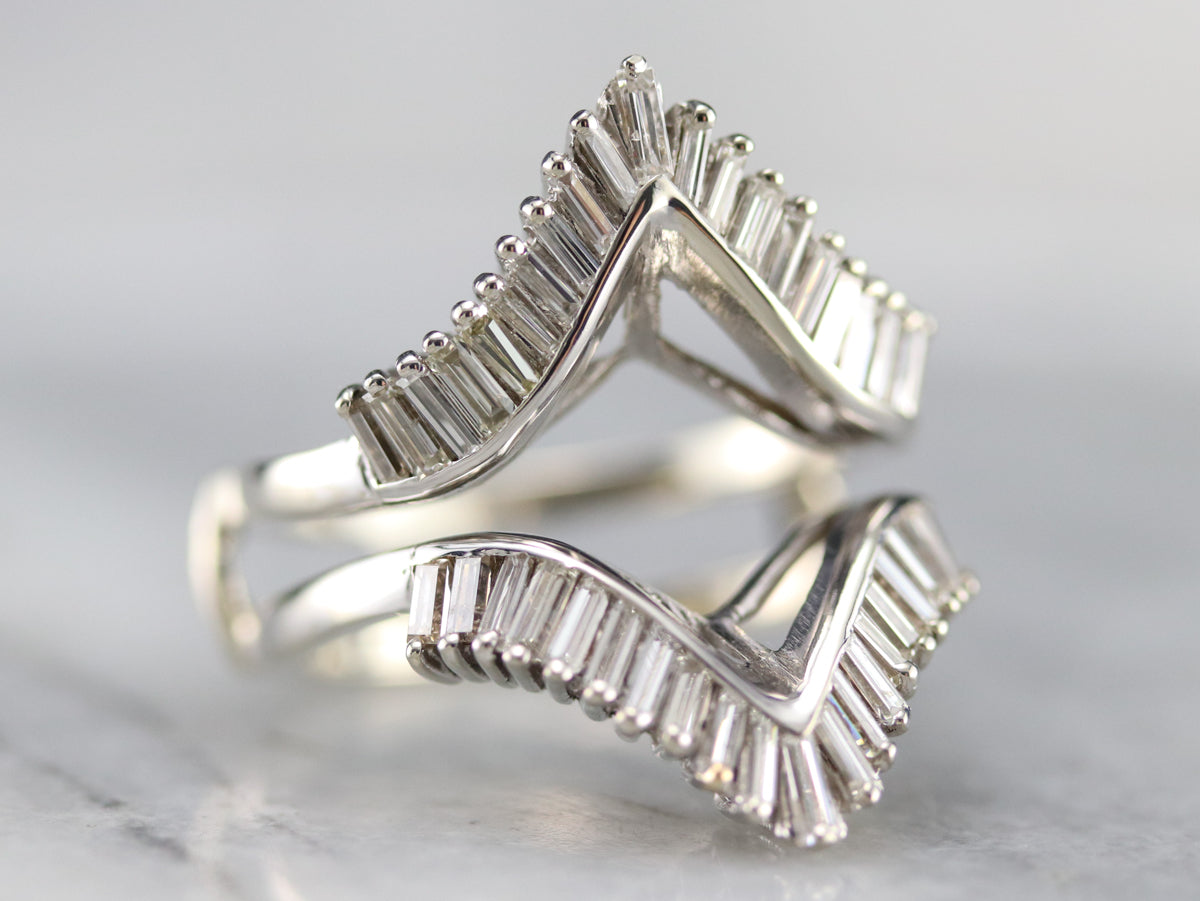 Baguette Diamond Enhancer Ring